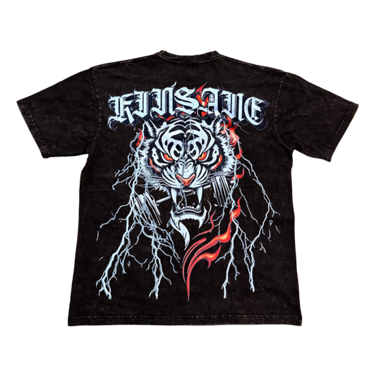 IRON TIGERS Acid Washed Heavy T-Shirt