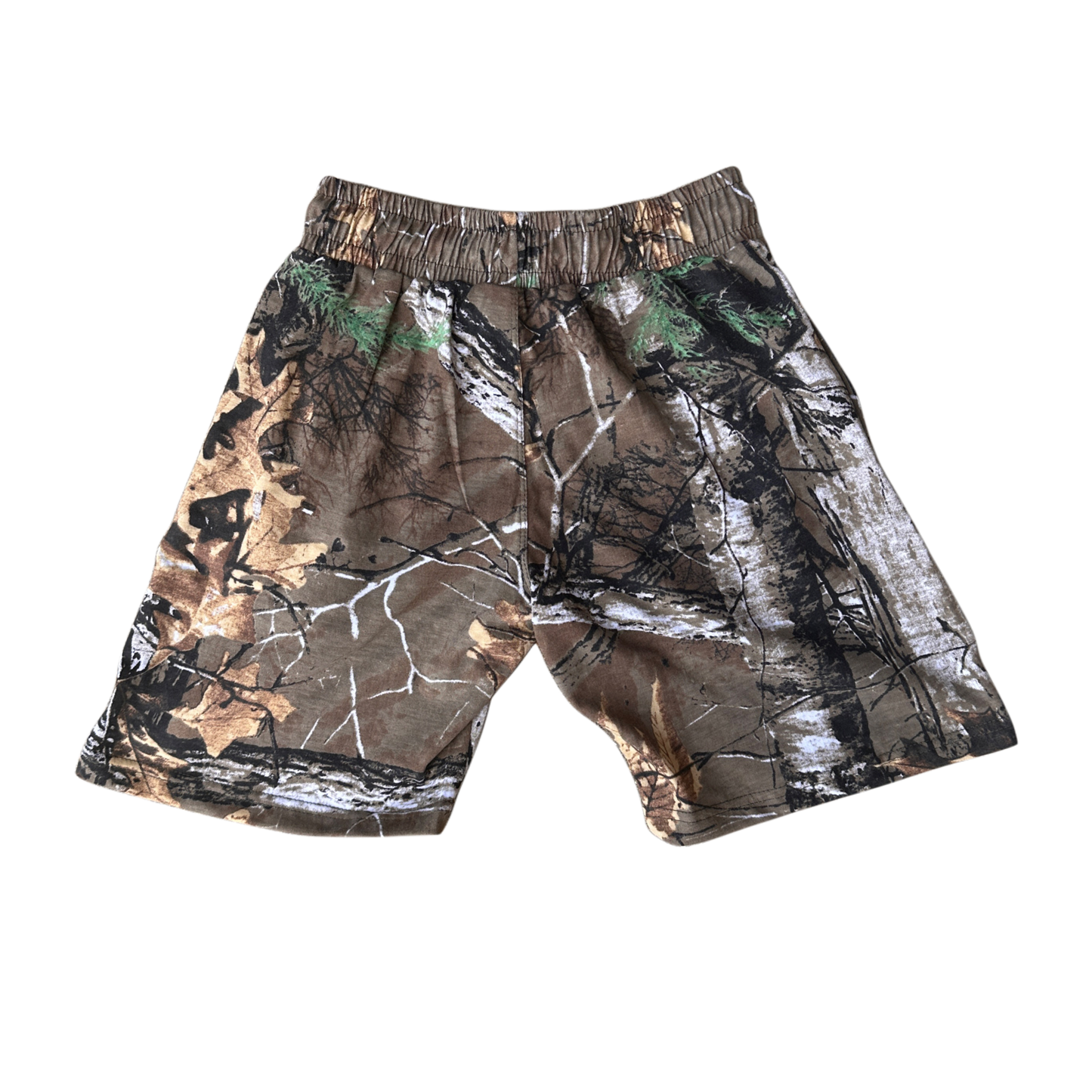 Back view of camouflage shirts