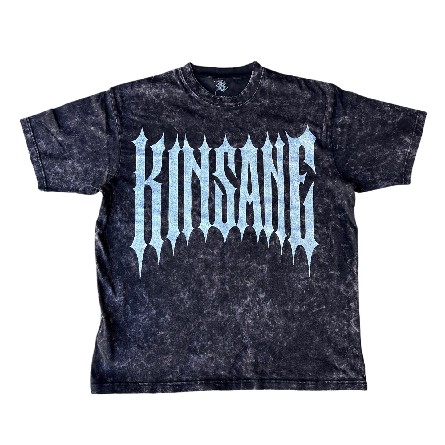 SPIKED OBSIDIAN Acid Washed Heavy T-Shirt