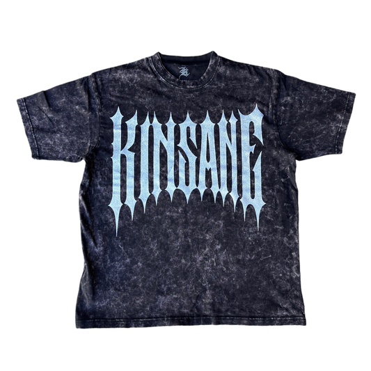 SPIKED OBSIDIAN Acid Washed Heavy T-Shirt
