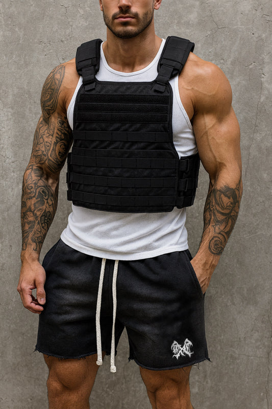 DISTRESSED Acid Washed Shorts