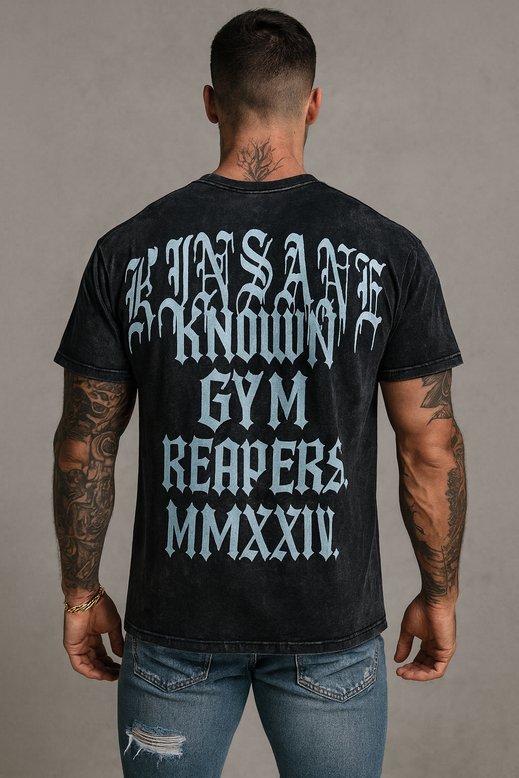 KGR DRIPPED Acid Washed Heavy T-Shirt