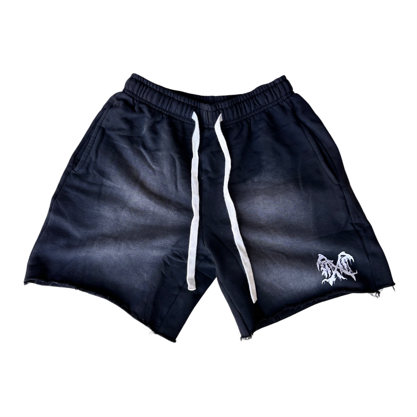 DISTRESSED Acid Washed Shorts