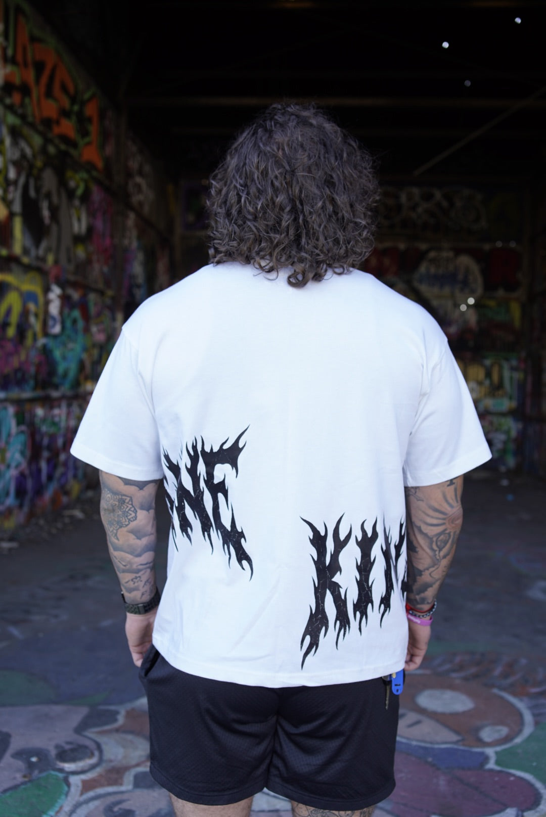 FLAMED YANG Boxy Style Heavy T-Shirt