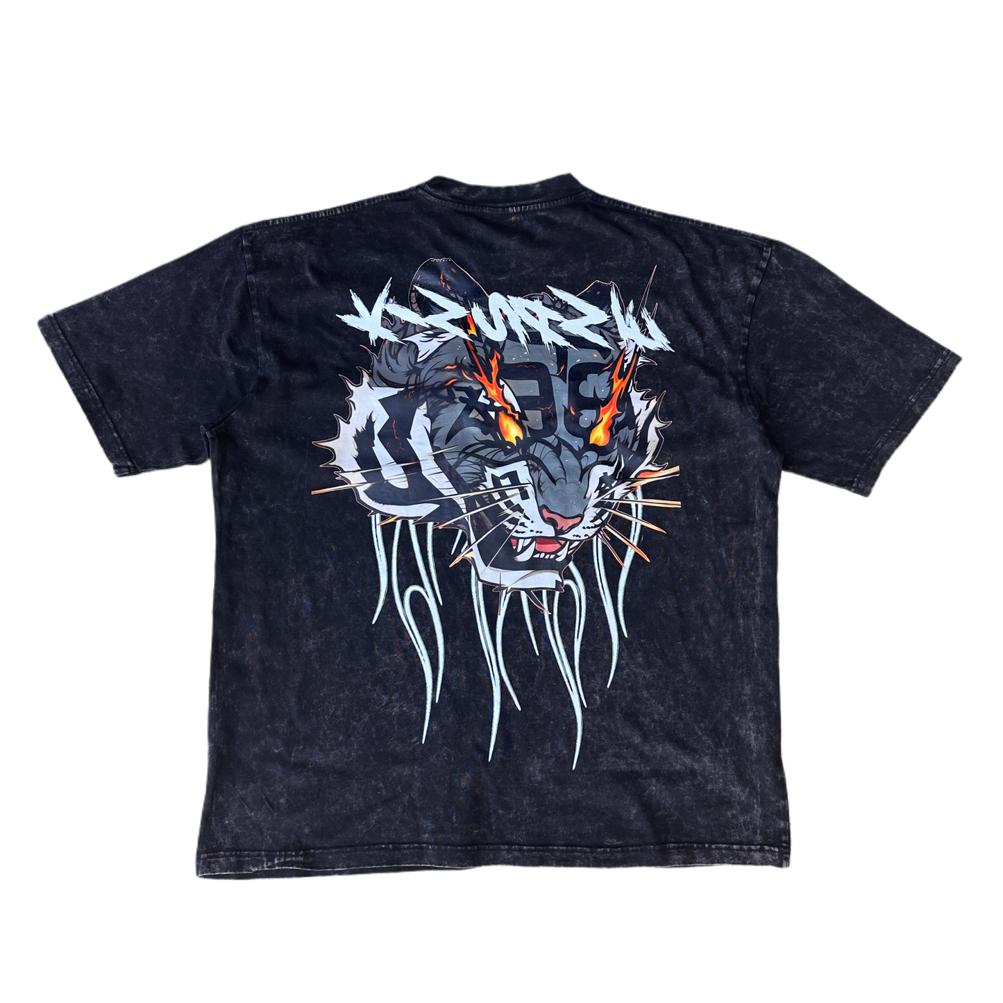 KAEN TORA Acid Washed Heavy T-Shirt